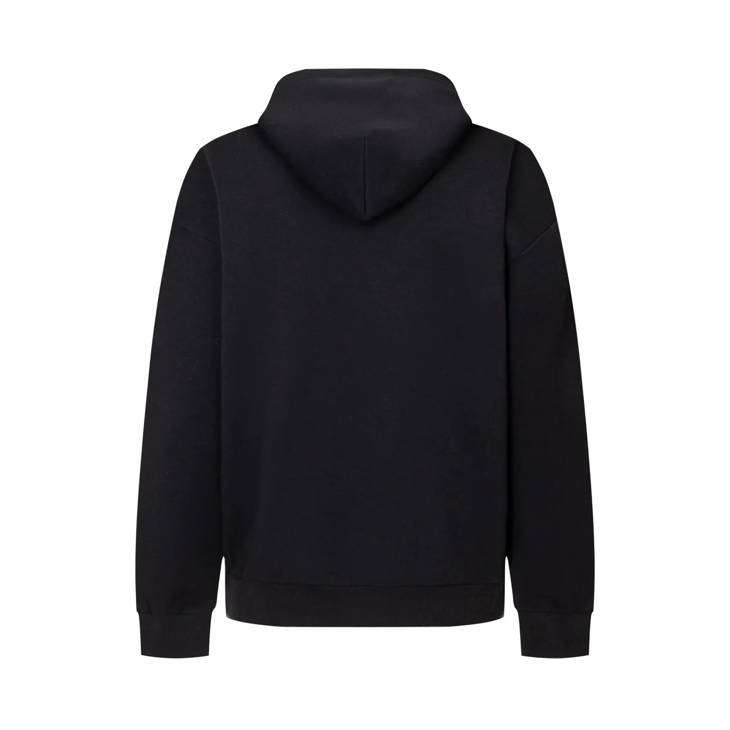 🅿️480 1v Logo Embroidered Pearl Pendant Hooded Jacket (Black) Original purchase and development of 12,000 yuan. The fabric is made of 36S 400g double yarn double-sided fabric, with 32S 320g double yarn thread. The double yarn double-sided fabric has high quality and delicate feel. This fabric is usually made by winding two yarns, which adds drape and texture to the fabric. It has good breathability and moisture absorption, can effectively wick away sweat, and keep the body dry and comfortable. Marque L Uuitton deposee embroidery on the chest, simple letter pattern embellishment on the chest, and the letter size spacing effect is consistent. Using linen embroidery thread combined with encrypted processing, the embroidery body has a subtle matte visual texture; the embroidery effect is three-dimensional and full. The smaller the embroidery, the more sophisticated and demanding it is. The embroidery thread is made of imported material, which is more flexible and glossy than ordinary embroidery thread; the stitches are clear and smooth, and have a three-dimensional texture effect. The end of the drawstring is embellished with beads, and the zipper front is decorated with beaded Monogram flowers. The entire line has exclusive original developed pearl series accessories, and customized imported pearls of the same size are paired with new lettering metal compositions. String the pearls together according to a certain order and rules, choose high-quality pearls, the beading craftsmanship is fine, the material is safe and harmless, and the pearl beads add highlights. Size:S-M-L-XL